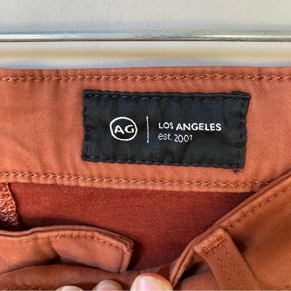 NWT AG Adriano Goldschmeid Farrah Hi Waist Skinny Ankle Jeans Brick Dust… - Picture 15 of 16